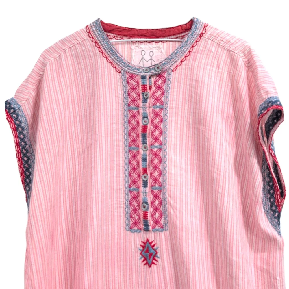 Johnny Was For Jackets And Tops Embroidered Oversized Tunic Small - Picture 4 of 7